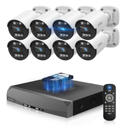 Amazon.co.jp: 【双方向通話・500万画素】OHWOAI POE防犯カメラセット